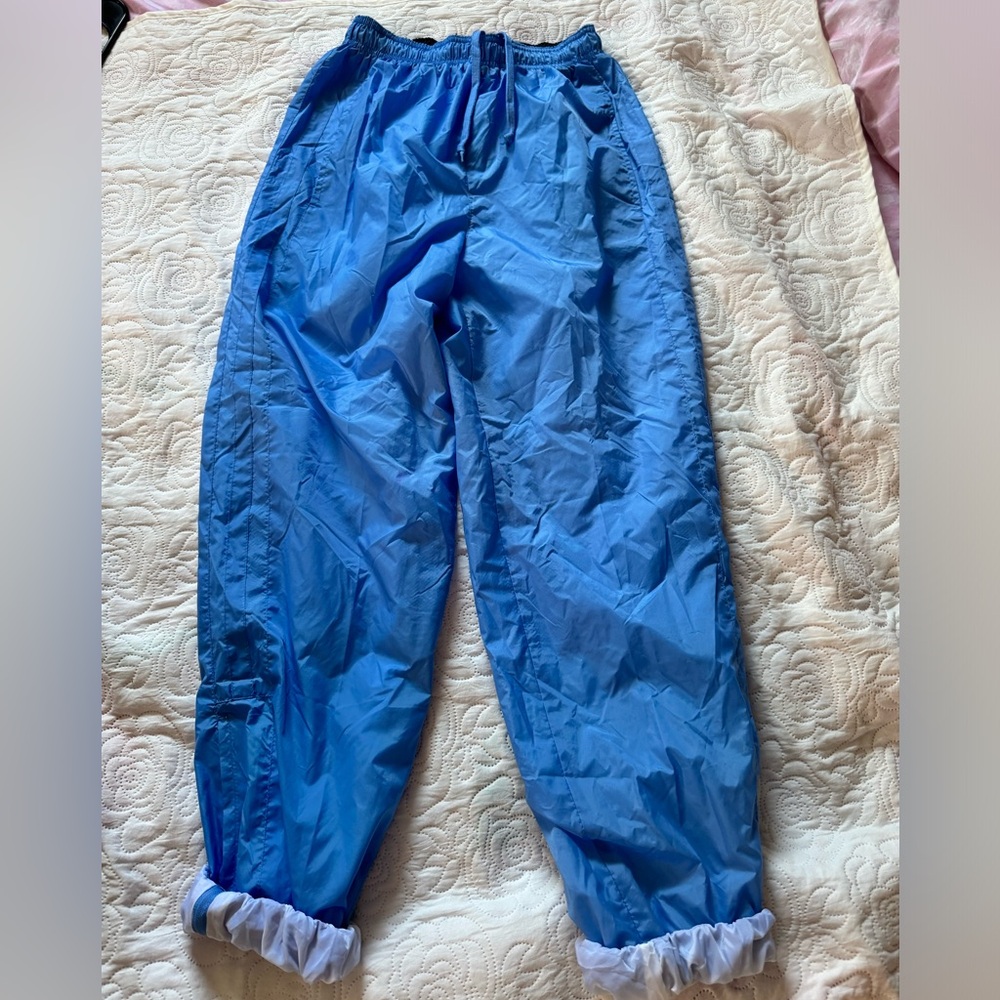 Vintage Athletic Works Blue Windbreaker Pants